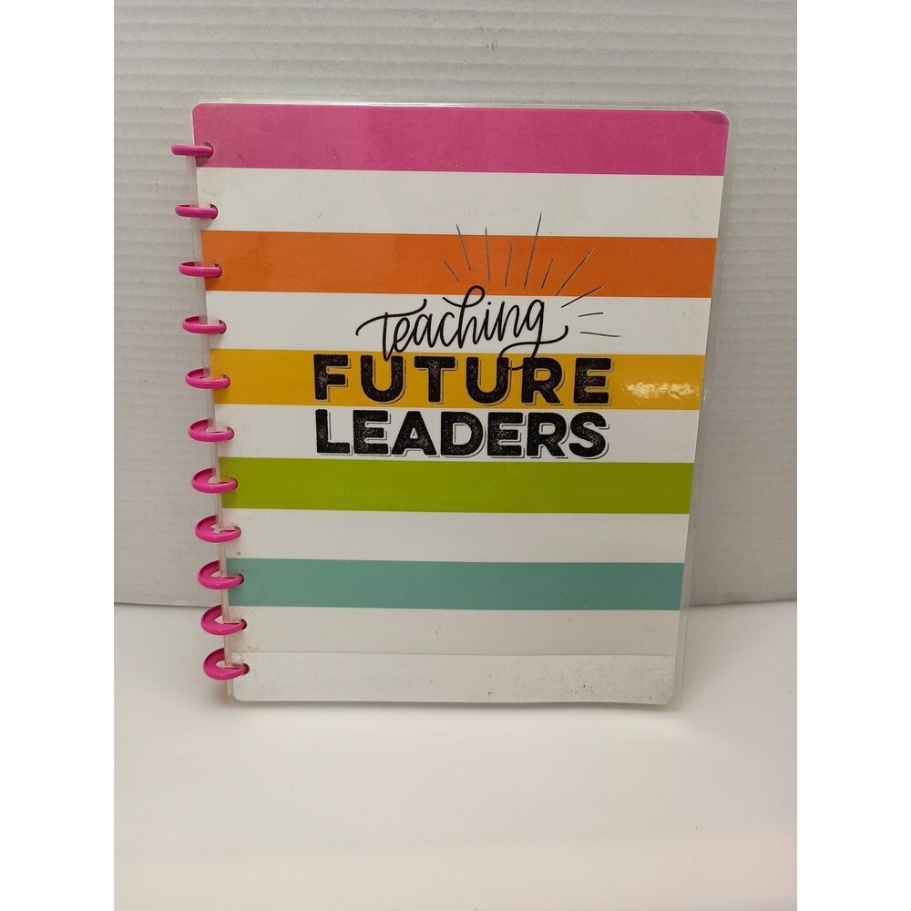 INSPIRE Journal Notebook Motivational Multi Hardcover Plastic Spiral 8x11